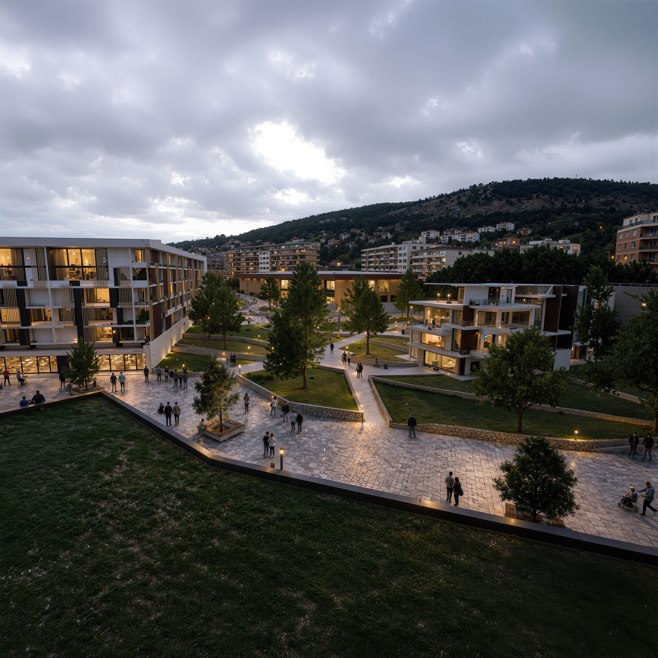 Perspective du projet de requalification de l'entrée de Vandœuvre